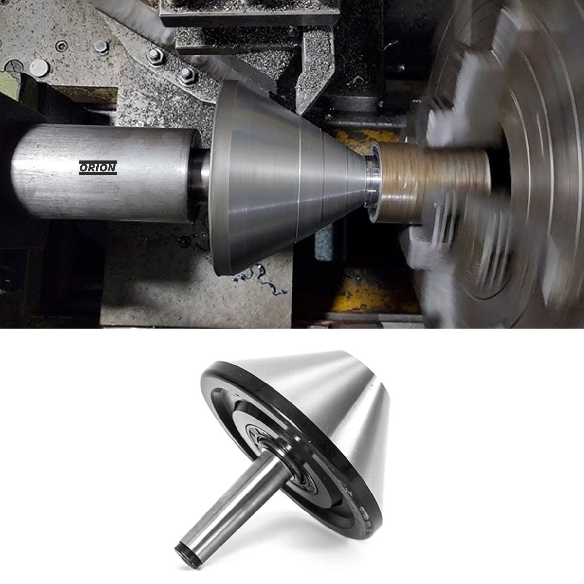 ponta rotativa para tubo cone morse 4 55x160mm - Imagem 6