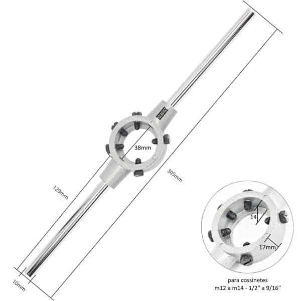 porta cossinete 38x14 mm - Imagem 3