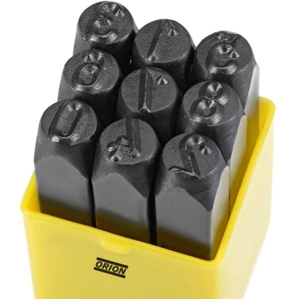 punçao marcador numerico 10 mm 9 peças - Imagem 2