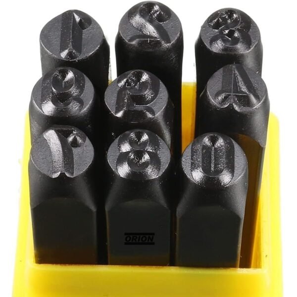 punçao marcador numerico 06 mm 9 peças - Imagem 2