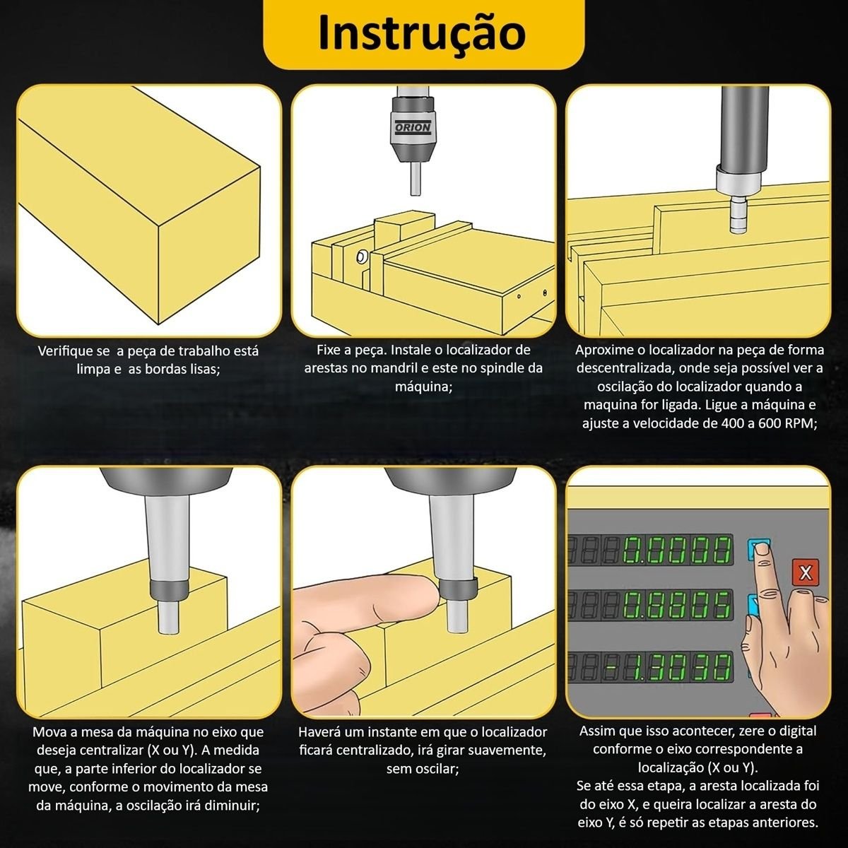 centralizador pino louco sensor de localizaçao 6x10 - Imagem 8
