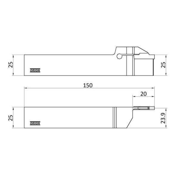 suporte dgtr 2525 3t20 - Imagem 3
