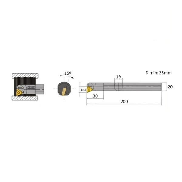 suporte snR 0020 r22 - Imagem 3