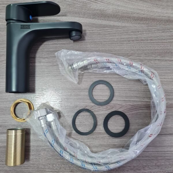 torneira banheiro monocomando economica preto 92114 - Imagem 2