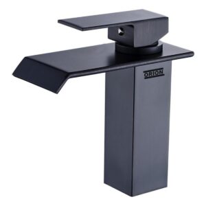 torneira banheiro monocomando cascata preto 92116