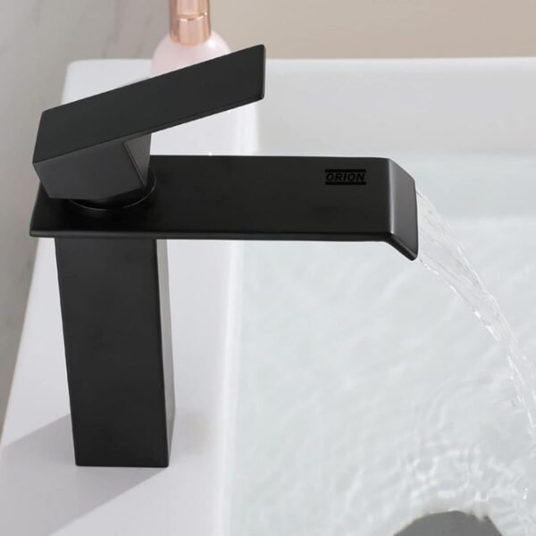 torneira banheiro monocomando cascata preto 92116 - Imagem 4