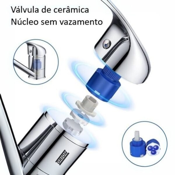 torneira lavanderia monocomando de bancada 92119 - Imagem 5